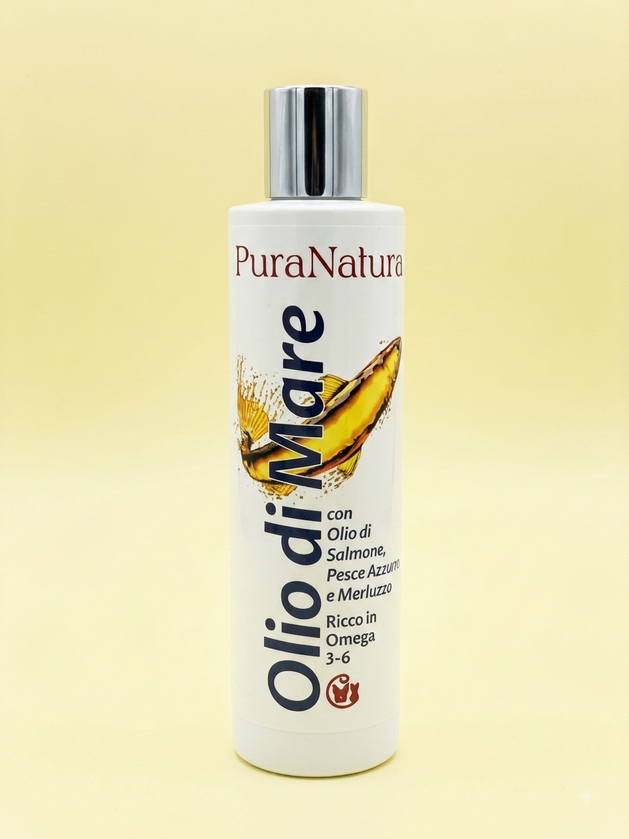Olio di Mare Pura Natura 250ml,PER CANI E GATTI.
