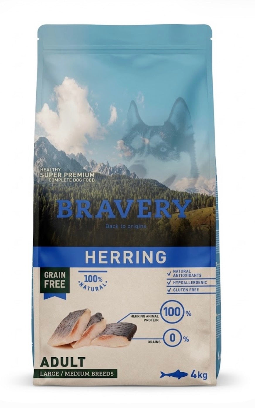 BRAVERY CROCCHETTE PER CANE ARINGA MEDIUM-LARGE 4 KG