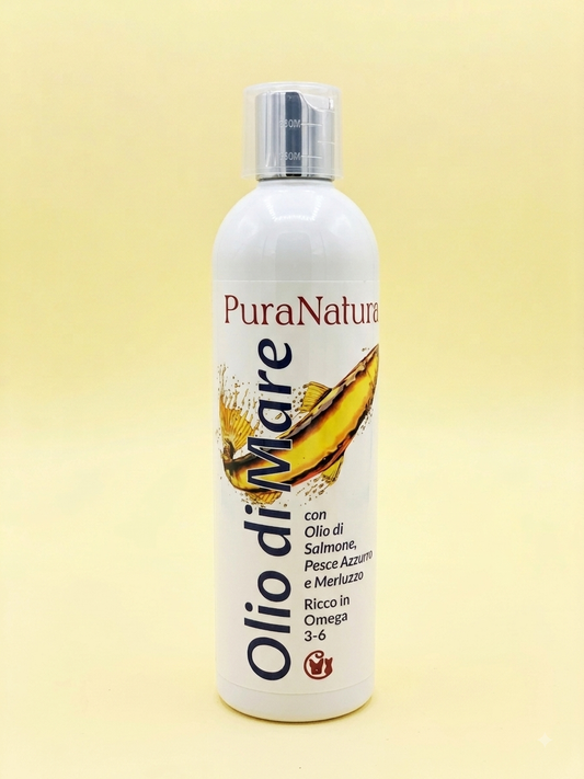 Olio di Mare Pura Natura 500ml,PER CANI E GATTI.