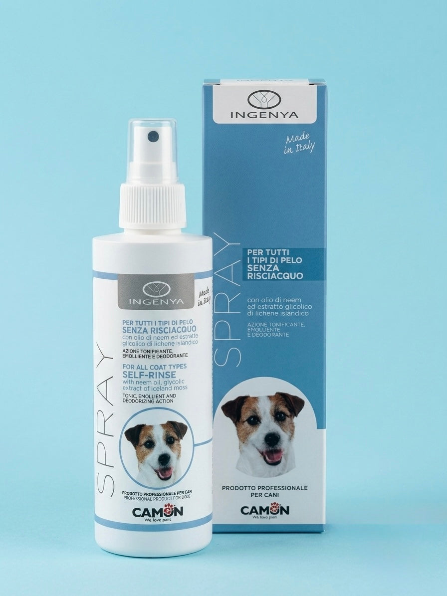 Spray senza risciacquo Camon 250ml.PER CANI.