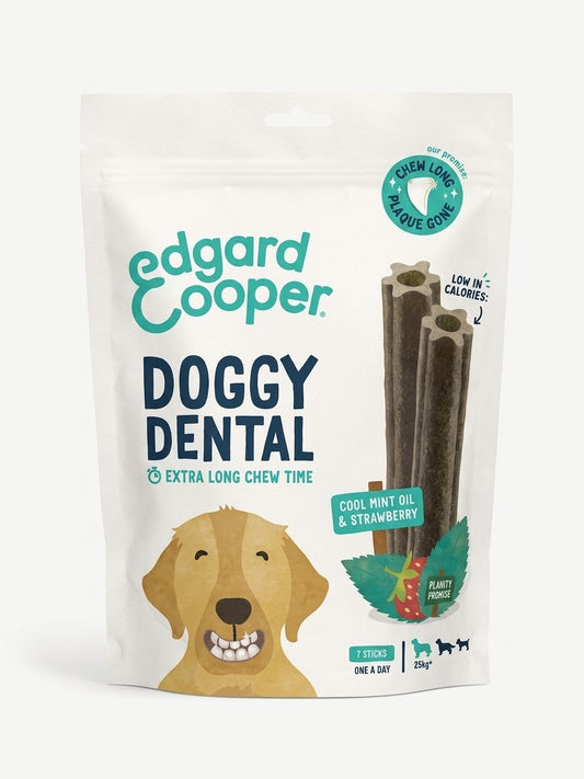 Edgard Cooper Doggy Dental Menta e Fragola.DENTALI NATURALI PER CANI.