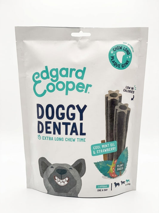 Edgard Cooper Doggy Dental Menta e Fragola.DENTALI NATURALI PER CANI.