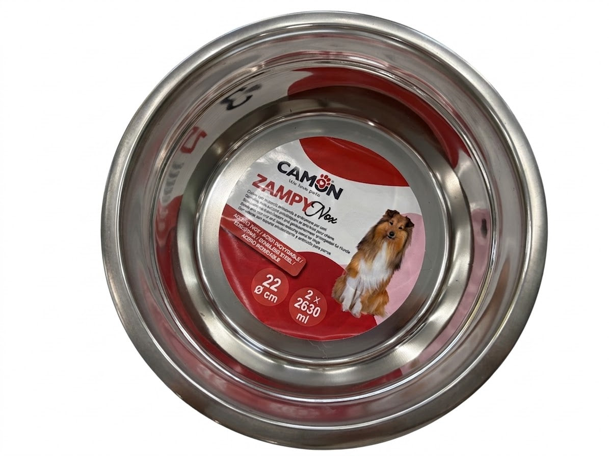Ciotole per cani con alzatina Camon.