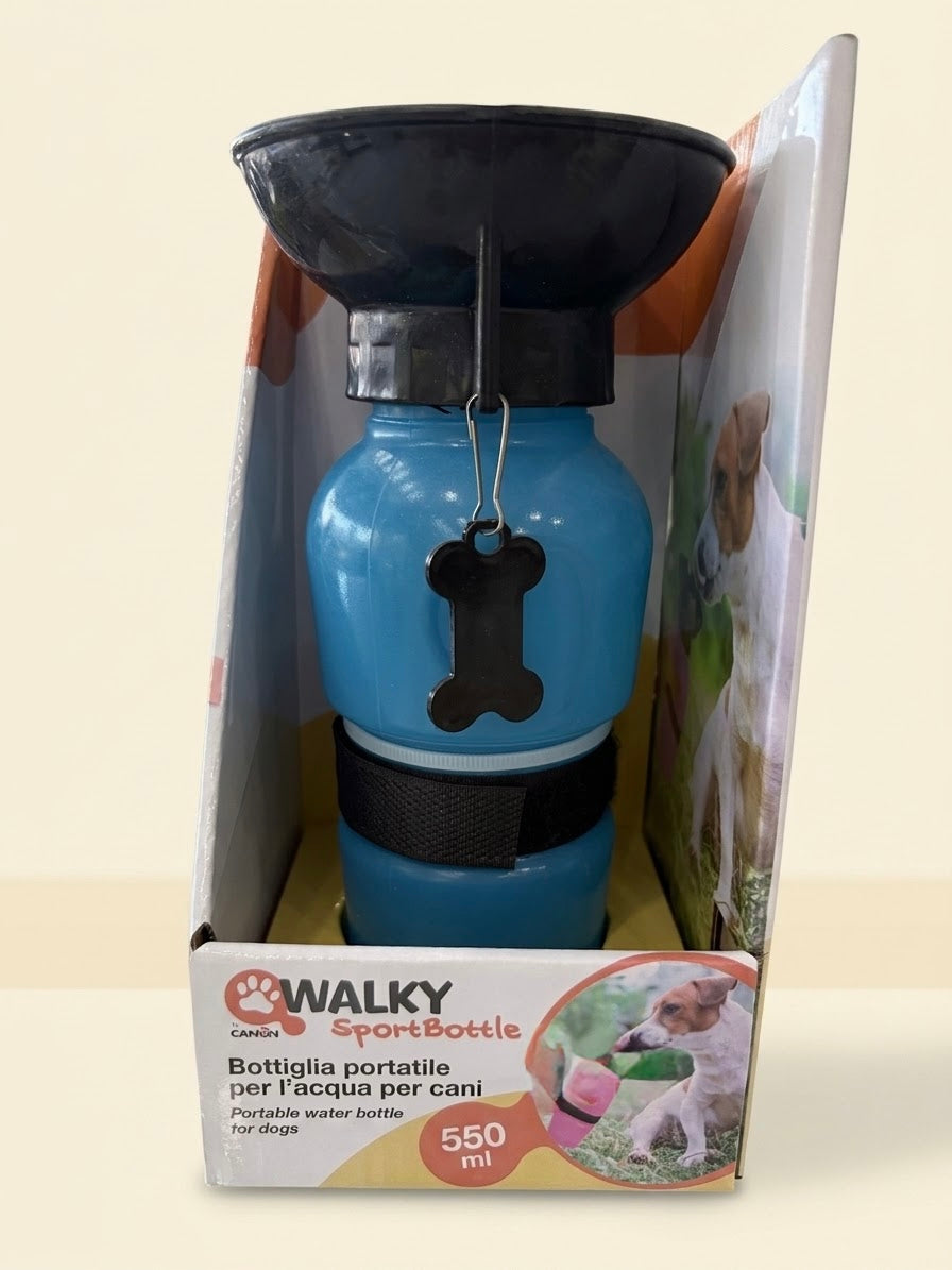Borraccia da passeggio per cani 550ml.
