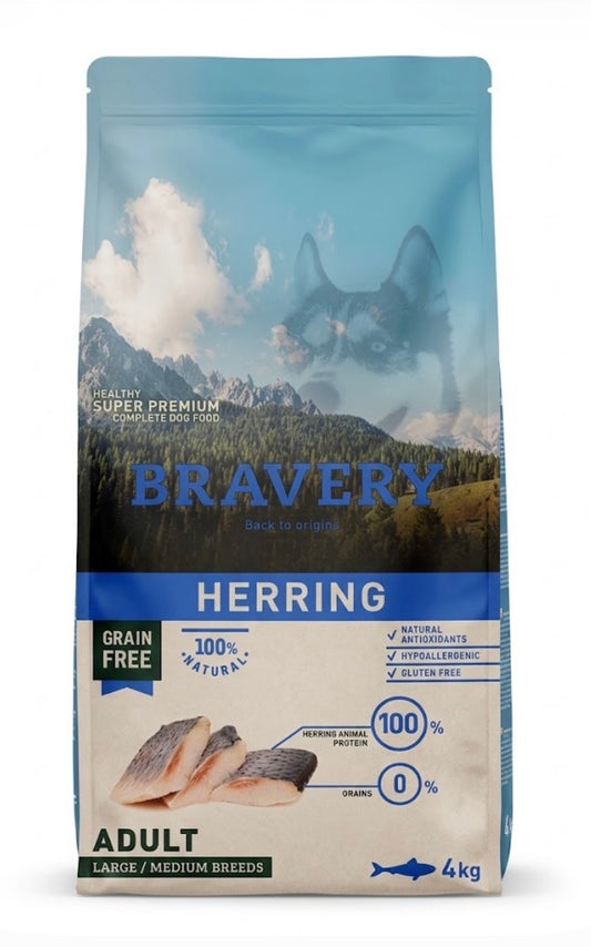 BRAVERY CROCCHETTE PER CANE ARINGA MEDIUM-LARGE 4 KG